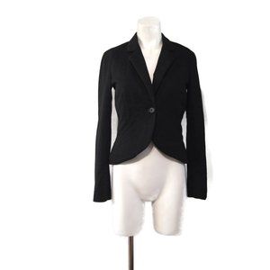 Gibson Women's Long Sleeve Single Button Black Blazer Formal Jacket X-SMALL